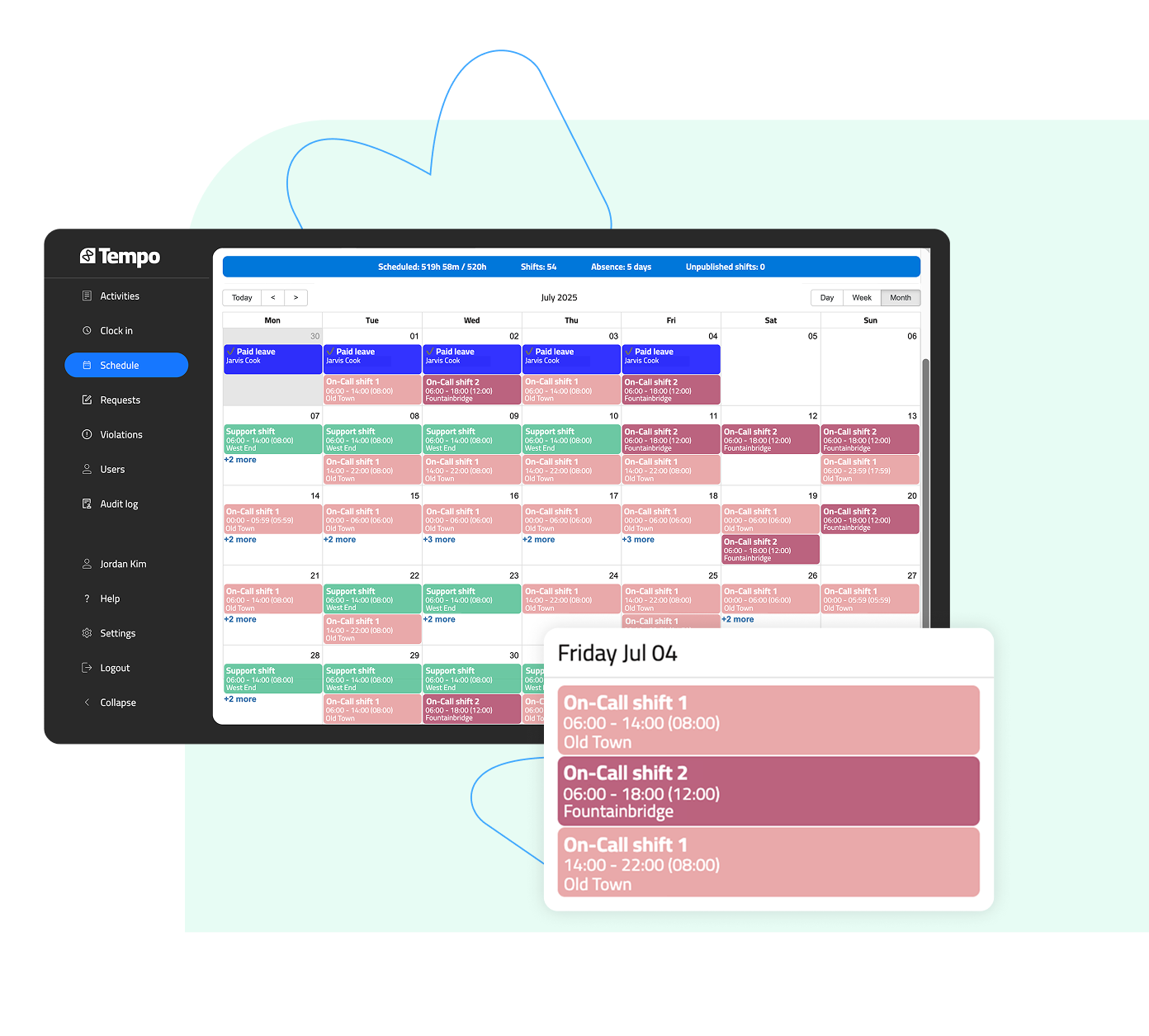 Shift Management